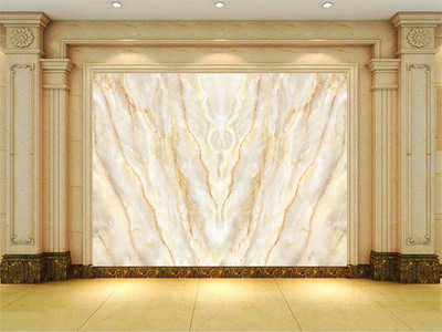 大理石石紋簡(jiǎn)約歐式大板背景墻